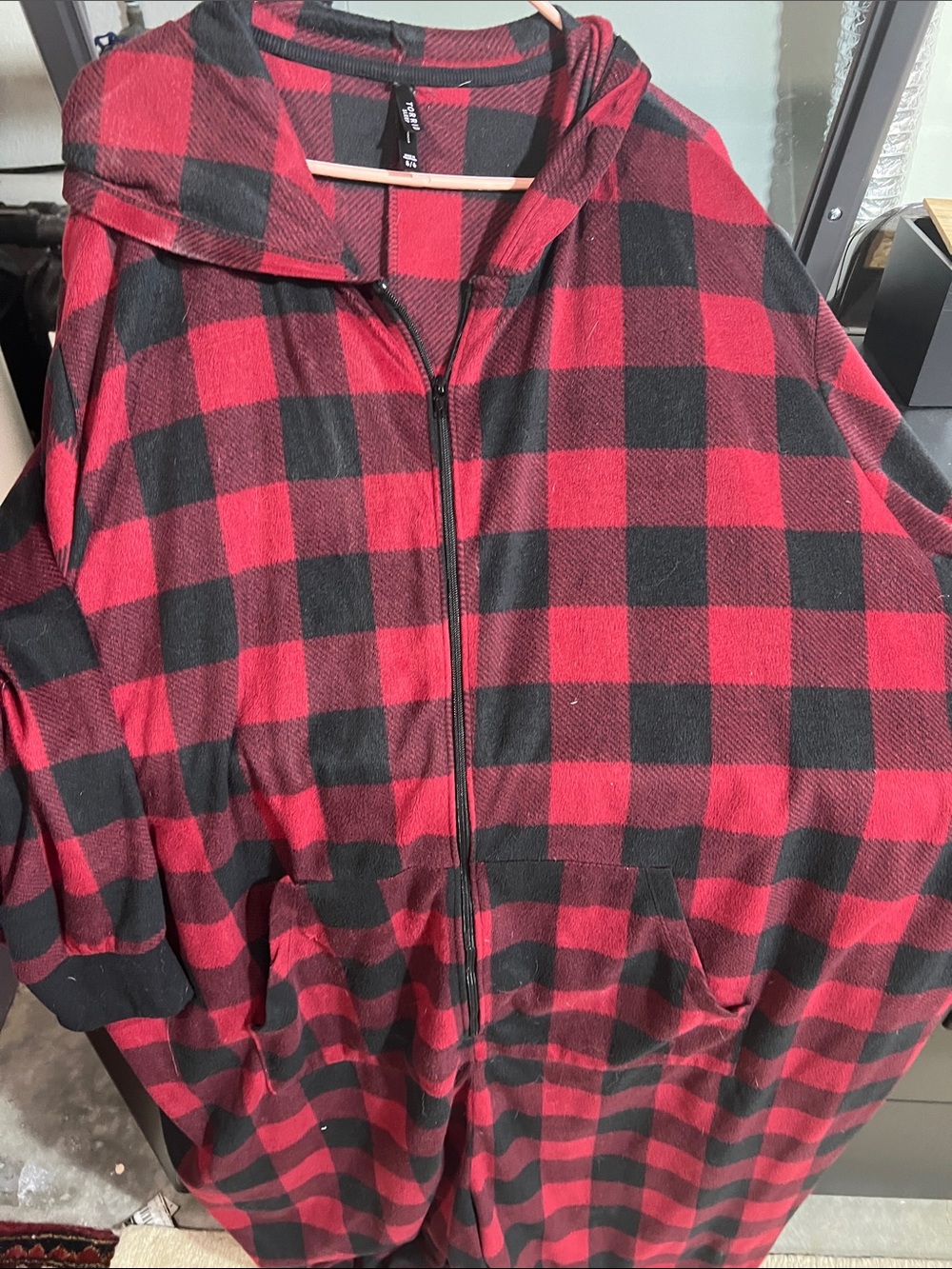 torrid Red & Black Buffalo Plaid Hooded Zip Jacket